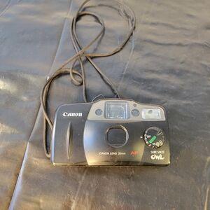 Vintage Canon Sure Shot Owl 35mm Point & Shoot Auto Focus Film Camera
